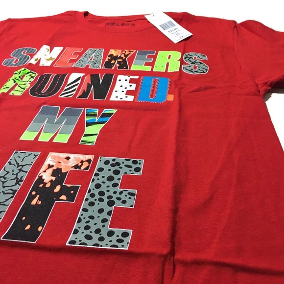 Men’s “Sneakers Ruined My Life” T shirt. Med Large - Picture 2 of 2